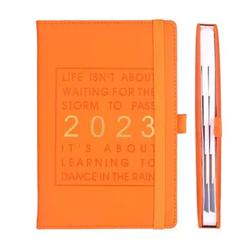 Месячный указатель, закладка, Руководство по эффективности веревки на 2023 год, 365 дней, органайзер формата А5, дневник, ежедневник для студента