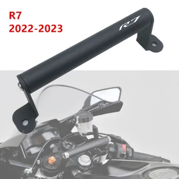 R7 Навигационная поддержка Мотоцикл Подставка Держатель Телефона Мобильный Телефон GPS Навигационная Пластина Кронштейн Для Yamaha R7 2022 2023 YZF-R7