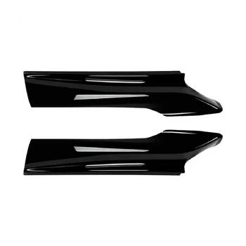 Автомобильный ярко-черный передний бампер, угловой диффузор, сплиттер, протектор спойлера для 5 серии F10 F11 2011-2017