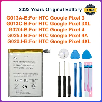 100% Оригинальная Замена Высококачественного Аккумулятора Для HTC GOOGLE PIXEL 3 Pixel3 XL 3XL PIXEL 4 4A 4XL Pixel4 XL Батареи Bateria