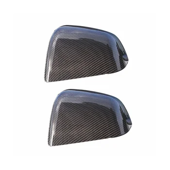 Для Tesla Model3/Y, защитный чехол для зеркала заднего вида, Черненый Углепластиковый аксессуар, декоративный Ярко-черный