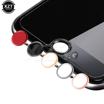 Ультратонкие металлические наклейки с сенсорной кнопкой Home Поддерживают распознавание отпечатков пальцев для разблокировки сенсорных клавиш для iPhone6 Plus 6s 7