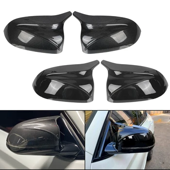 Крышка Зеркала заднего Вида Из 2 Предметов Для BMW X3 G01 X4 G02 X5 G05 X6 G06 X7 G07 M style Замена Углеродного Волокна Глянцевый
