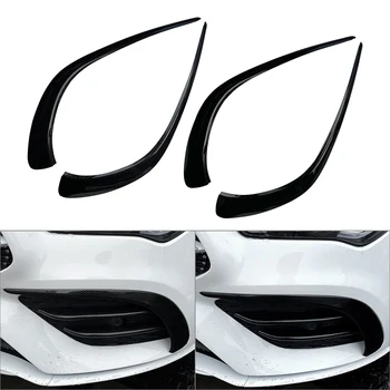 Карбоновый АБС-сплиттер для губ переднего бампера, спойлер, защитная крышка для Mercedes Benz CLA C118 2020 +