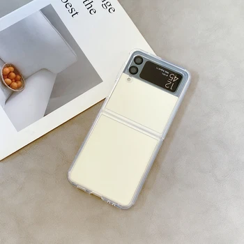Ультратонкий Прозрачный Чехол Для Телефона Samsung Galaxy Z Flip 3 Противоударный Бампер Мягкая Силиконовая Задняя Крышка Samsung Z Flip 3 5G