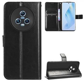 Для Huawei Honor Magic 5 Case, роскошные отделения для карт из искусственной кожи, кошелек с ремешком-подставкой, чехол для Huawei Honor Magic 5 Pro, сумки для телефонов