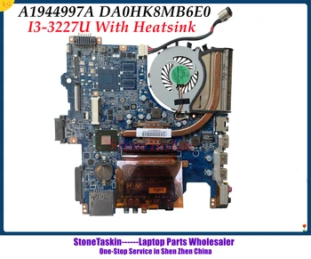 StoneTaskin A1944997A для Sony SVF142 HK8 материнская плата ноутбука DA0HK8MB6E0 SR0XF I3-3227U материнская плата DDR3 с радиатором fanTestesd