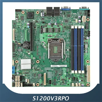 Серверная Материнская плата Для Intel S1200V3RPO E3-1200 V3 4*6G SATA * 3 Полностью Протестирована Хорошего качества