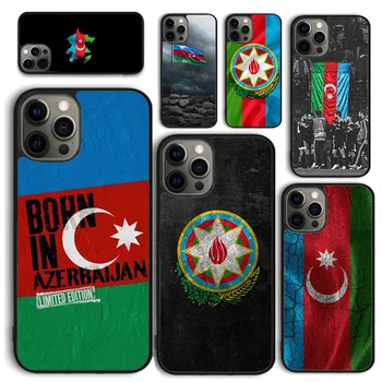 Чехол для телефона с Флагом Азербайджана для iPhone 15 SE2020 6 7 8 Plus XR XS для Apple 13 11 12 14 Mini Pro Max Cover coque fundas Shell