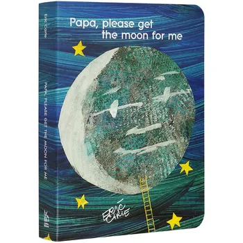 Папа, пожалуйста, подари мне луну, Детские книжки для детей 1 2 3 лет, Английская книжка с картинками, 9780689829598