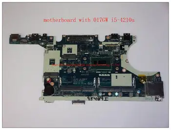 Для ноутбука DELL Latitude E7440 VAUA0 LA-9591P 017GW 0 017GW i5-4210u DDR3L интегрированная графическая материнская плата
