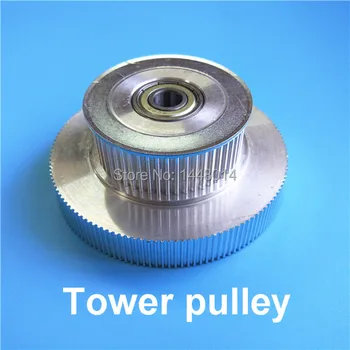 Детали широкоформатного принтера Xuli tower gear двухэтажный шкив для Xuli Polar Dika motor gear driven pulley single decked 1шт