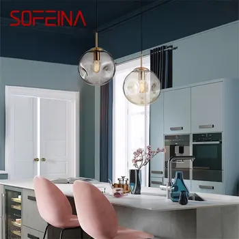 Подвесной светильник SOFEINA Nordic Simple Современные круглые светодиодные лампы для украшения домашнего бара