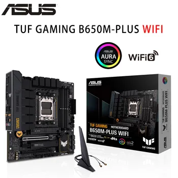 НОВАЯ материнская плата ASUS TUF GAMING B650M PLUS WIFI mATX AMD B650 DDR5 6400 + (OC) МГц M.2 USB3.2 128G WIFI6 Bluetooth v5.2 Socket AM5