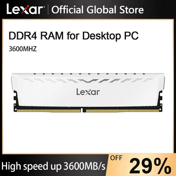 Lexar Memoria DDR4 Thor Armour RAM 8GB 16GB 3600MHZ Компьютерная Карта Памяти INTEL XMP 2.0 288Pin для ПК Настольный Компьютер