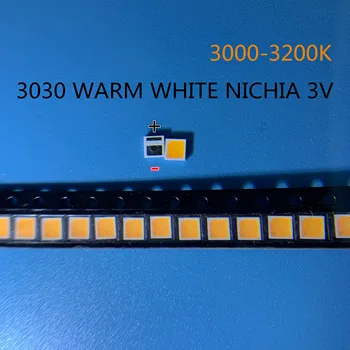 50шт светодиодов NICHIA SMD 3V 3030 3000K теплого белого цвета мощностью 1 Вт 240 мА NFSL757DT-V1 для освещения 