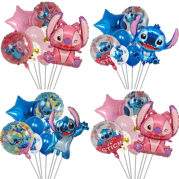 Disney Lilo & Stitch Party Воздушный шар, латексный воздушный шар, набор для душа ребенка, украшение для вечеринки по случаю дня рождения, детская игрушка в подарок