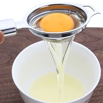 Сепаратор яичного желтка и белка Отделяет сито из нержавеющей стали, кухонный инструмент, посуду