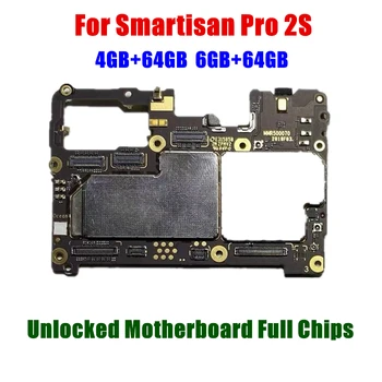 Разблокированная Основная мобильная плата Материнская плата с микросхемами и гибким кабелем для Smartisan Pro2S Pro 2S