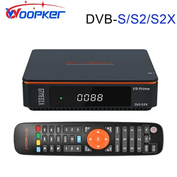 Спутниковый Ресивер Woopker Gtmedia V9 Prime Mars DVB S S2 S2X HEVC Main 10 Профилей Встроенный Медиаплеер 2.4G Wifi 1080P HD