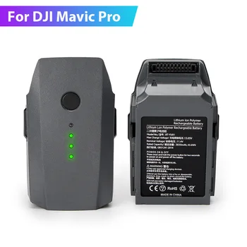 3830 мАч 11,4 В для DJI Mavic Pro LiPo Аккумулятор высокой емкости, интеллектуальный аккумулятор для дронов, Запасные Части, Аксессуары