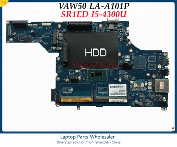 Высококачественная VAW50 LA-A101P для ноутбука DELL Latitude E5540 Материнская плата CN-0TJ6JG TJ6JG с процессором SR1ED I5-4300U DDR3L Протестирована