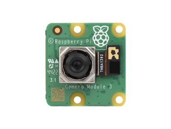 Модуль камеры Raspberry Pi 3, высокое разрешение 12 Мп, Автофокусировка, сенсор IMX708, высокодетализированное, реалистичное изображение
