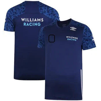 Мужская Повседневная футболка F1 Williams Racing 2021 Тренировочная Майка Команды С 3D Печатью Официальный Сайт 100 5