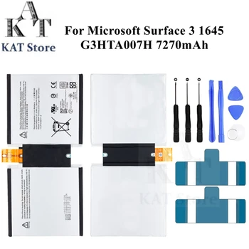 G3HTA007H G3HTA003H G3HTA004H 7270 мАч Планшетный Аккумулятор Для Microsoft Surface 3 RT3 1645 Batteria Замена Запасных Частей