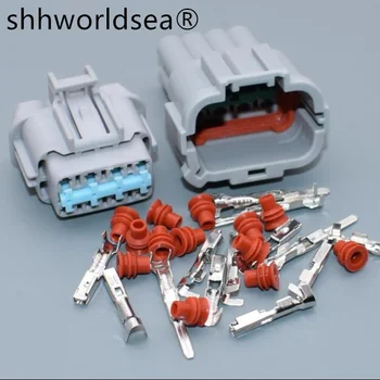 shhworldsea 1 Комплект 8-Контактный 2,2 мм 6185-1177 6188-0736 Автомобильный Разъем Гнездо Фары Для Nissan Sylphy Teana