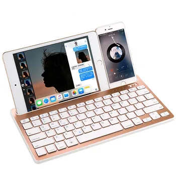Универсальный мобильный телефон планшет Bluetooth клавиатура Подходит для Ios Mini Ipad Android Office Бесшумная зарядка Беспроводная внешняя