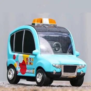 Новые мультяшные винтажные модели автомобилей из сплава, проекционные автомобильные игрушки, подарки для детей, оптовая торговля