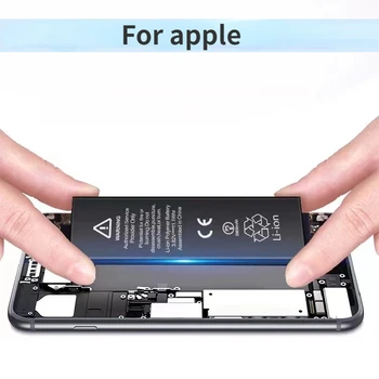 Высокая емкость аккумулятора Apple X 6S 8 11 12 13 XR для телефона Полная замена аккумуляторов серии 0 Цикл