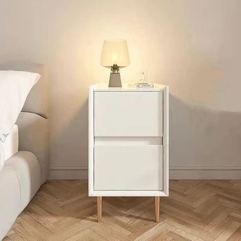 Итальянские Узкие Прикроватные Тумбочки Kawaii Современный Белый Дизайн Узкой Мини-прикроватной тумбочки Небольшой Ящик для хранения Низкая мебель для спальни Muebles
