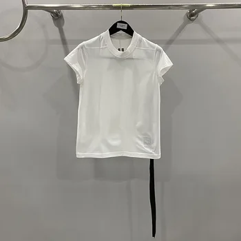 Популярная женская футболка Rick Solid Tee, уличная футболка с круглым вырезом для женщин, хлопковые футболки Owens, женская одежда