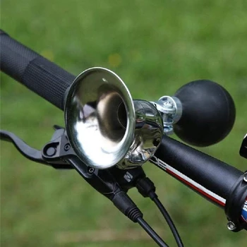 Велосипедный Руль Колокол Горн Труба Громкий Звук Воздушный Рожок Горный Велосипед Велоспорт Ретро Металлический Воздушный Рожок Гудок Безопасности