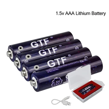 Новый аккумулятор AAA 1,5 В 900 МВтч Литий-ионный аккумулятор AAA для игрушек-фонариков, радио дистанционного управления с зарядным устройством для ячеек AAA