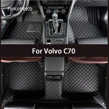 Изготовленные На Заказ Автомобильные Коврики FeKoFeKo Для Volvo C70 Foot Coche Accessories Автомобильные Ковры