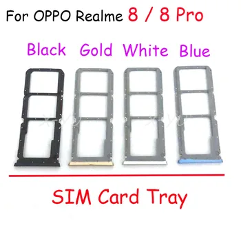 Для OPPO Realme 8 /8i/8 Pro/9 /9i/9 Pro, слот для SIM-карты, держатель, гнездо адаптера, Запчасти для ремонта