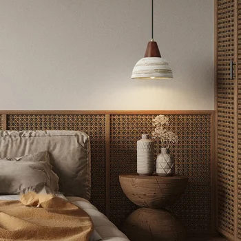 Современный керамический подвесной светильник Lustre E27 Подвесные светильники для украшения дома Светильник для спальни, кухни, столовой